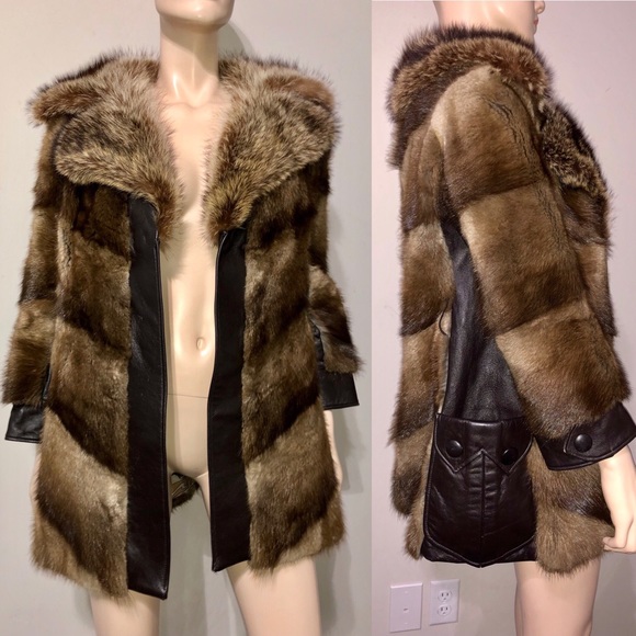 Henry's Wichita, Ks Jackets & Blazers - Vintage 70’s Fox Fur & Leather Coat S